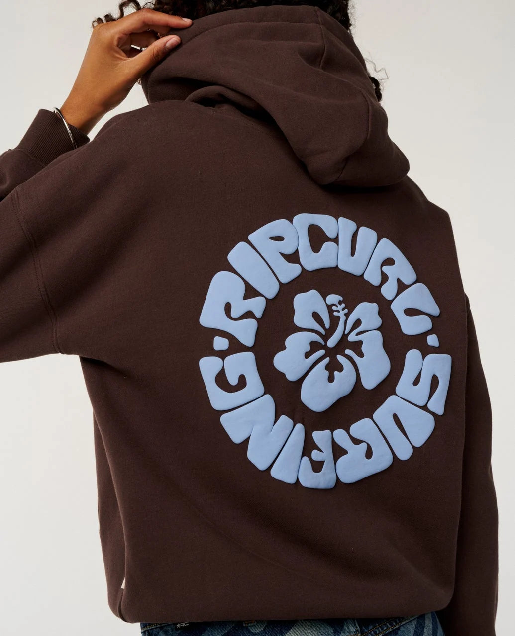 Rip Curl Surf Puff Heritage Hood - Brown