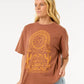 Rip Curl San Carlos Heritage Tee Brown