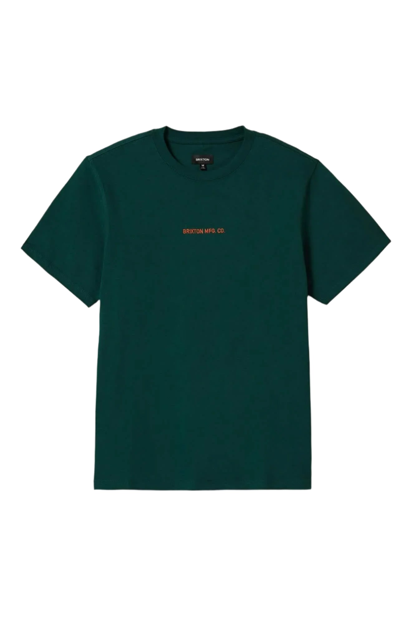 Brixton Quality Embroidered Heavyweight Tee - Deep Emerald