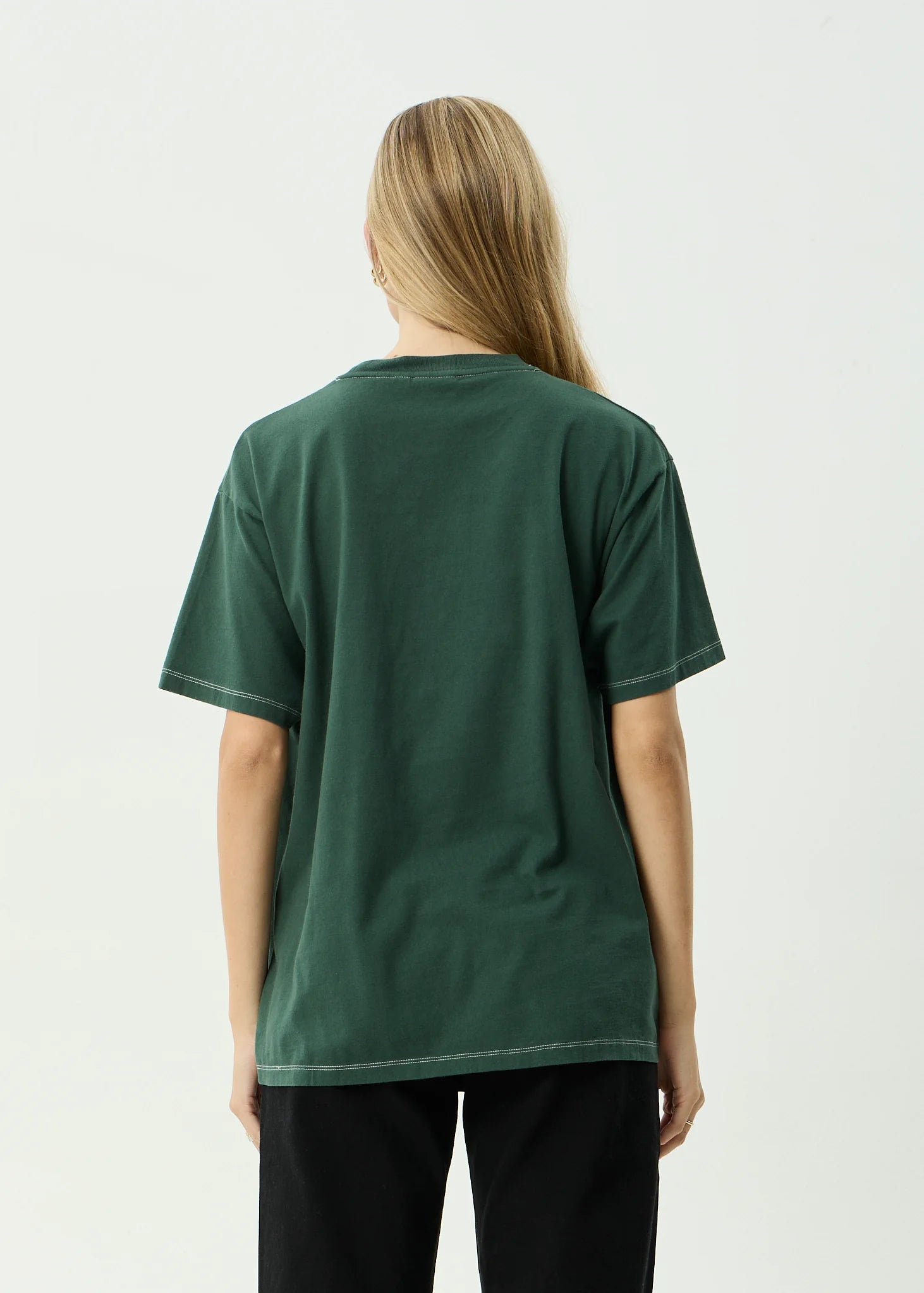 Afends Have A Good Day Recycled Oversized Tee - Pine