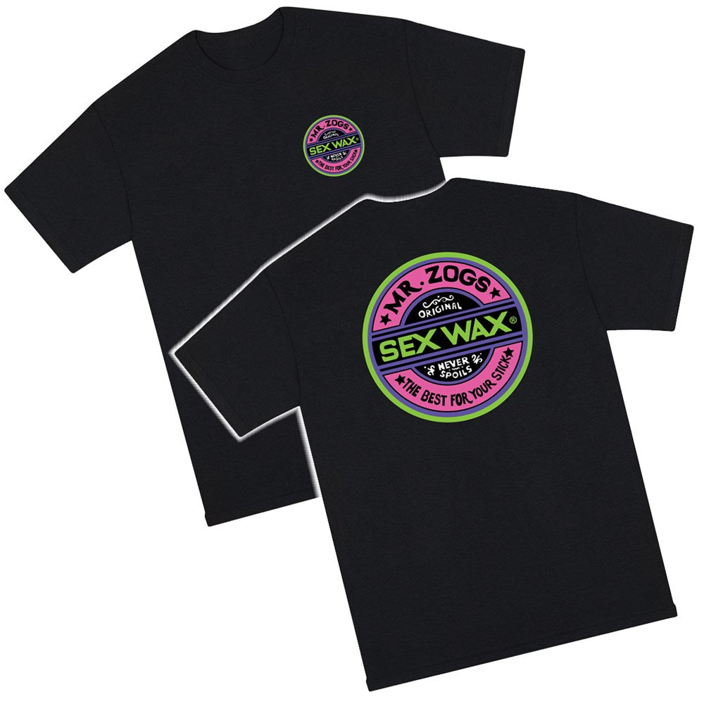 Sexwax Men's Classic Fit #12 Fluoro Black S/S
