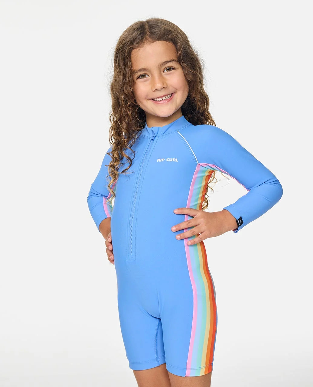 Rip Curl Girls Sun Revival Springsuit - Cornflower Blue