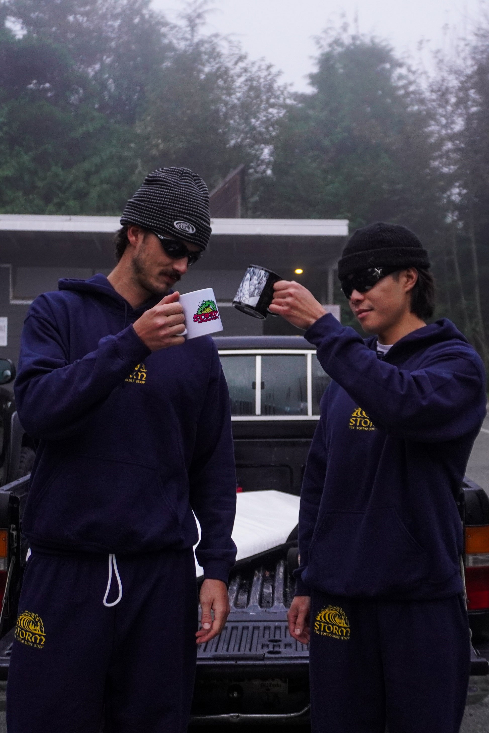 Storm Staples Classic Wave Sweatpants - Navy