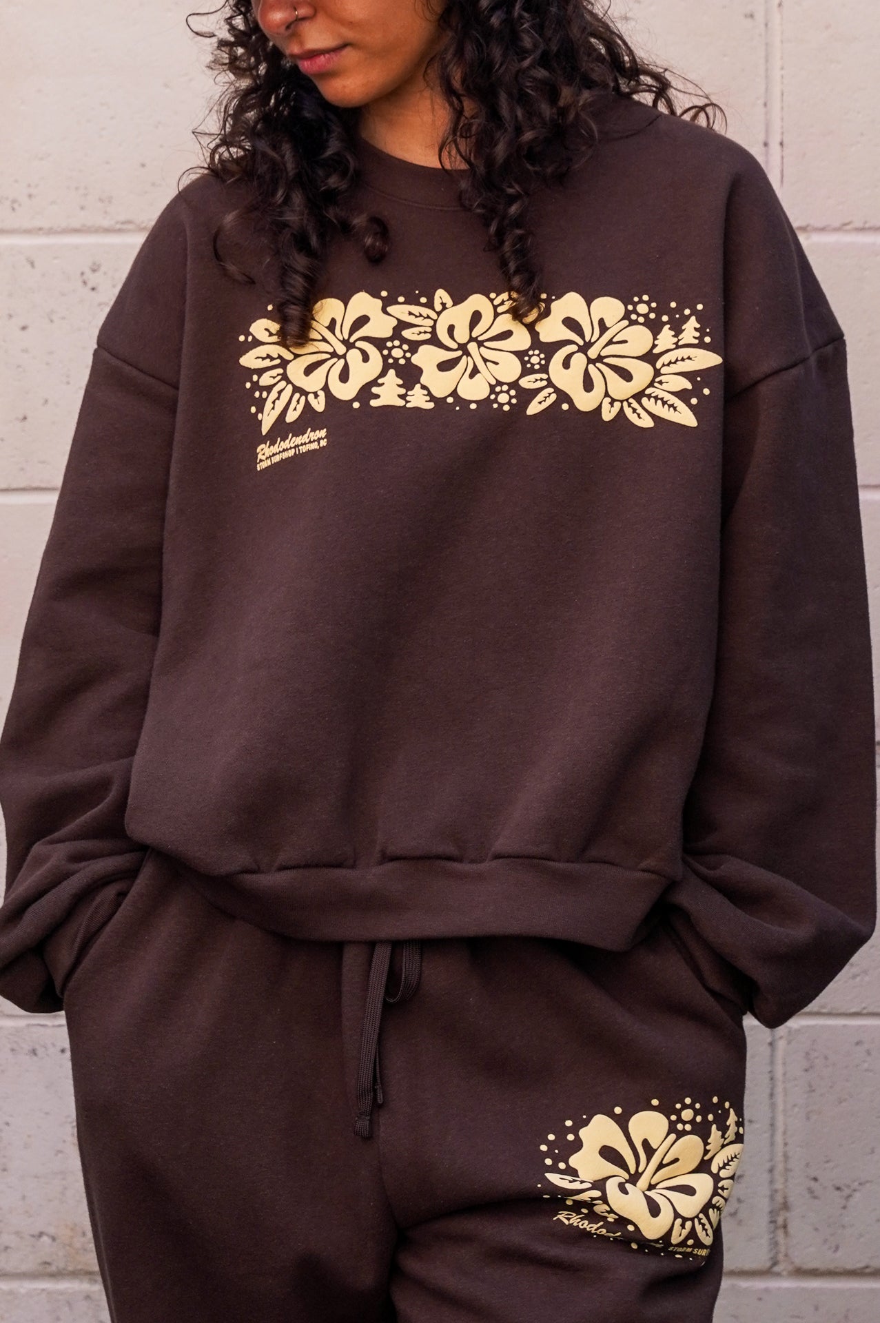 Storm Women's Rhododendron Crew - Brown