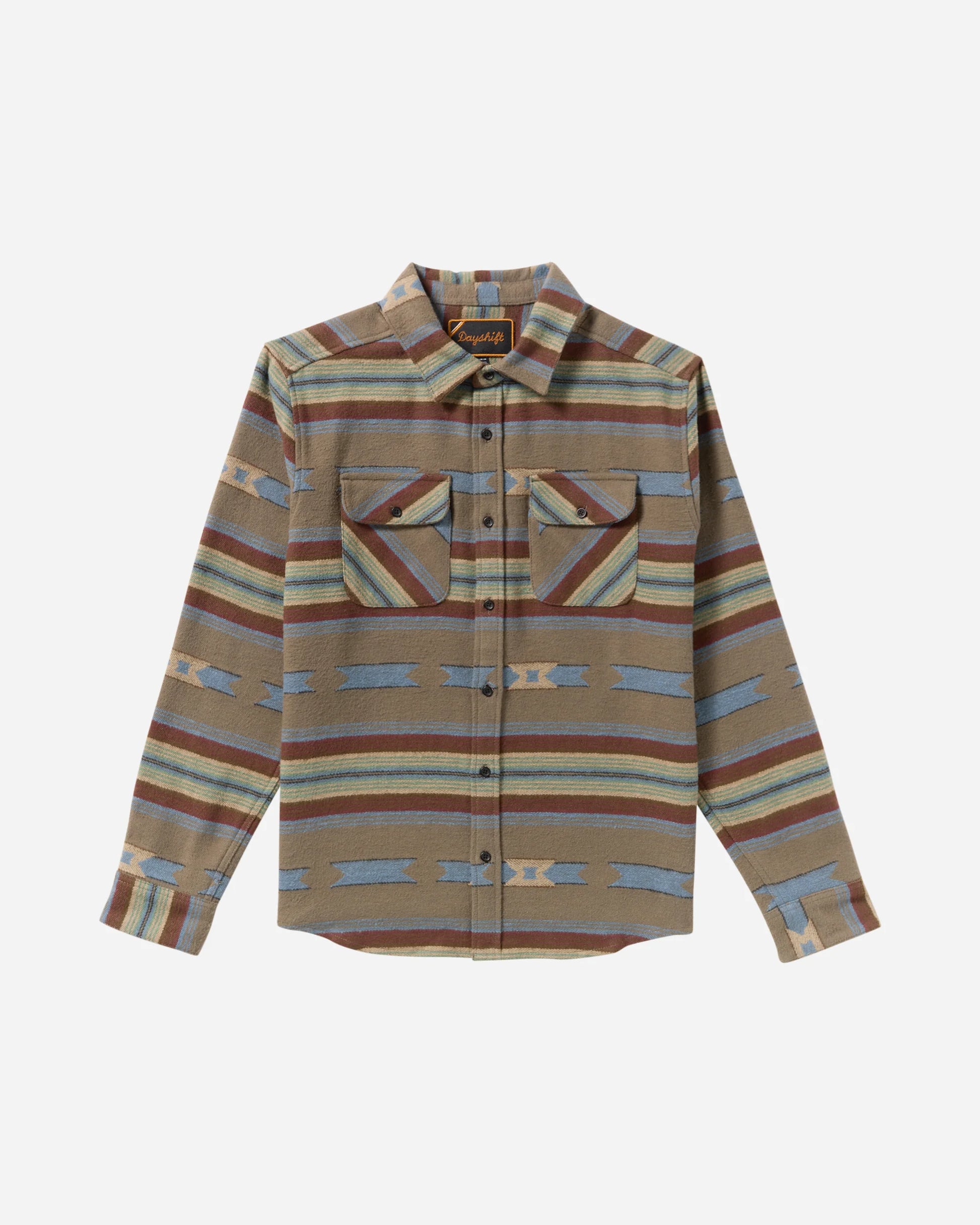 RVCA Dayshift Blanket Flannel - Mushroom