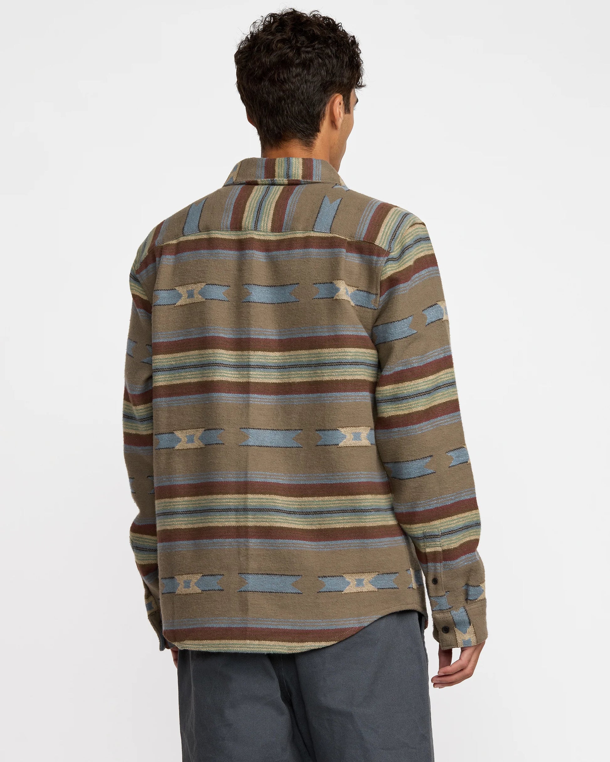 RVCA Dayshift Blanket Flannel - Mushroom