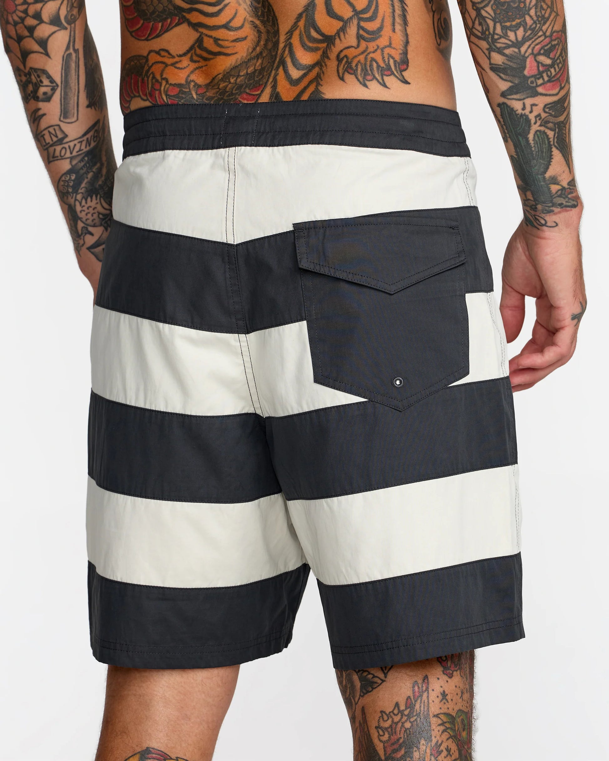 RVCA Main Tower TJP Boardshort - Pirate Black