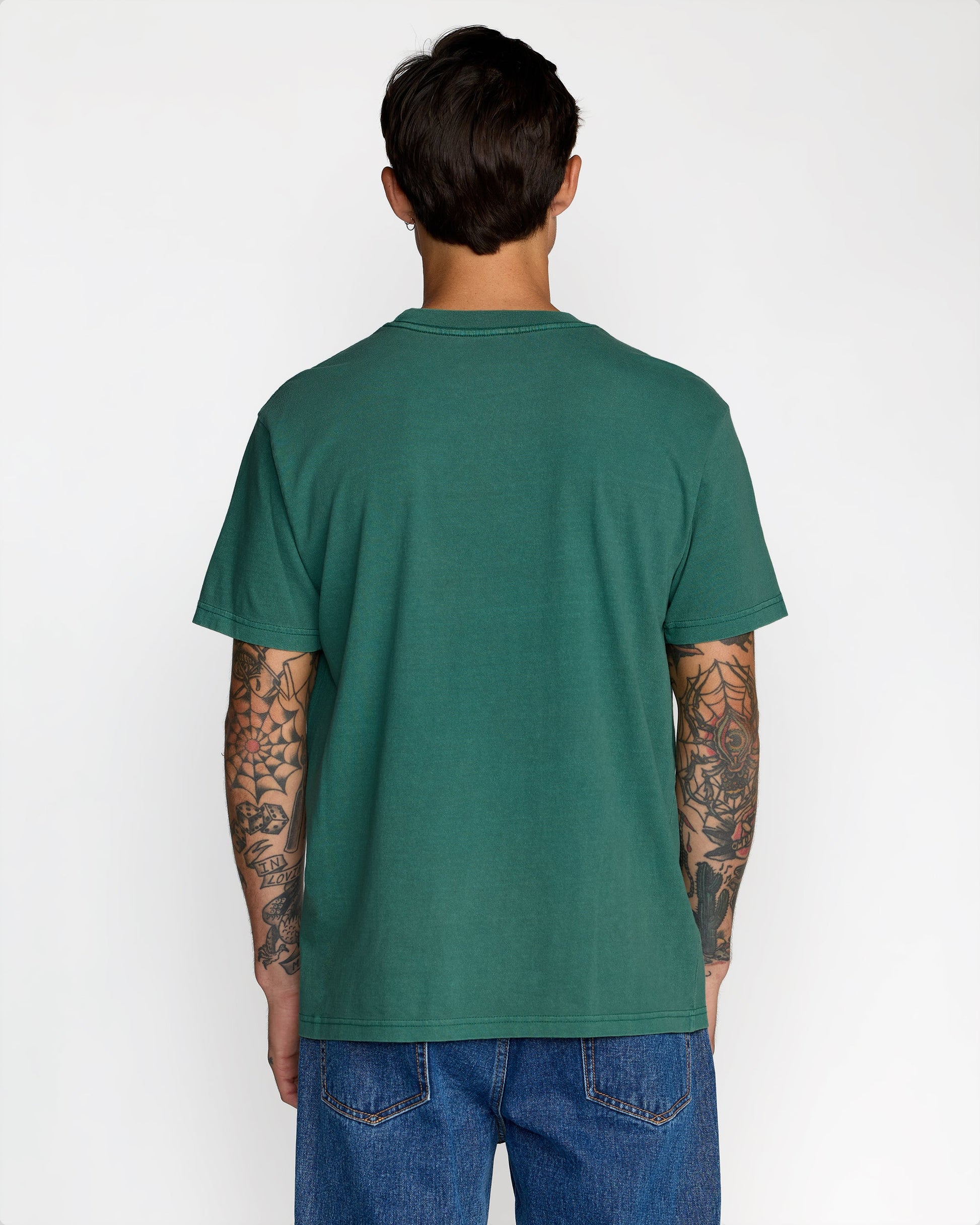 RVCA Olde RVCA Tee - Grass Green