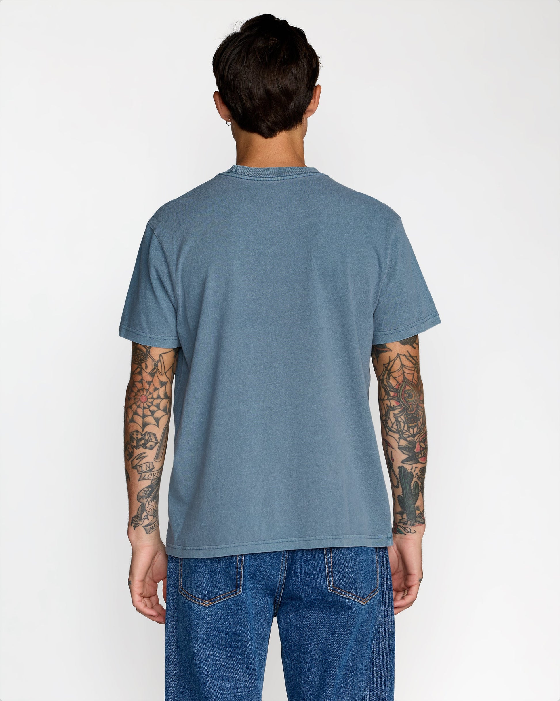 RVCA Olde RVCA Tee - Vintage Navy