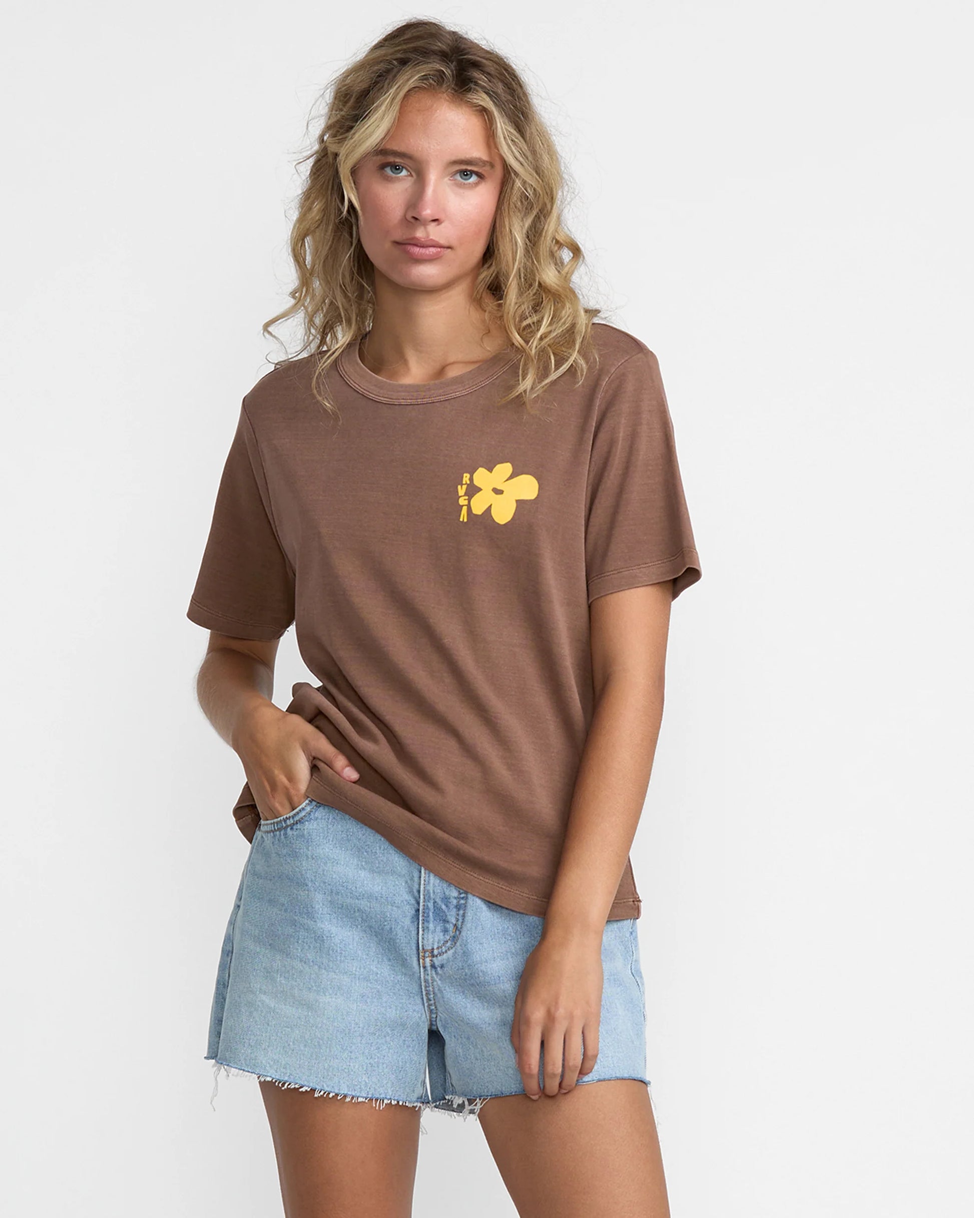 RVCA Daily Tee - Coffee Bean