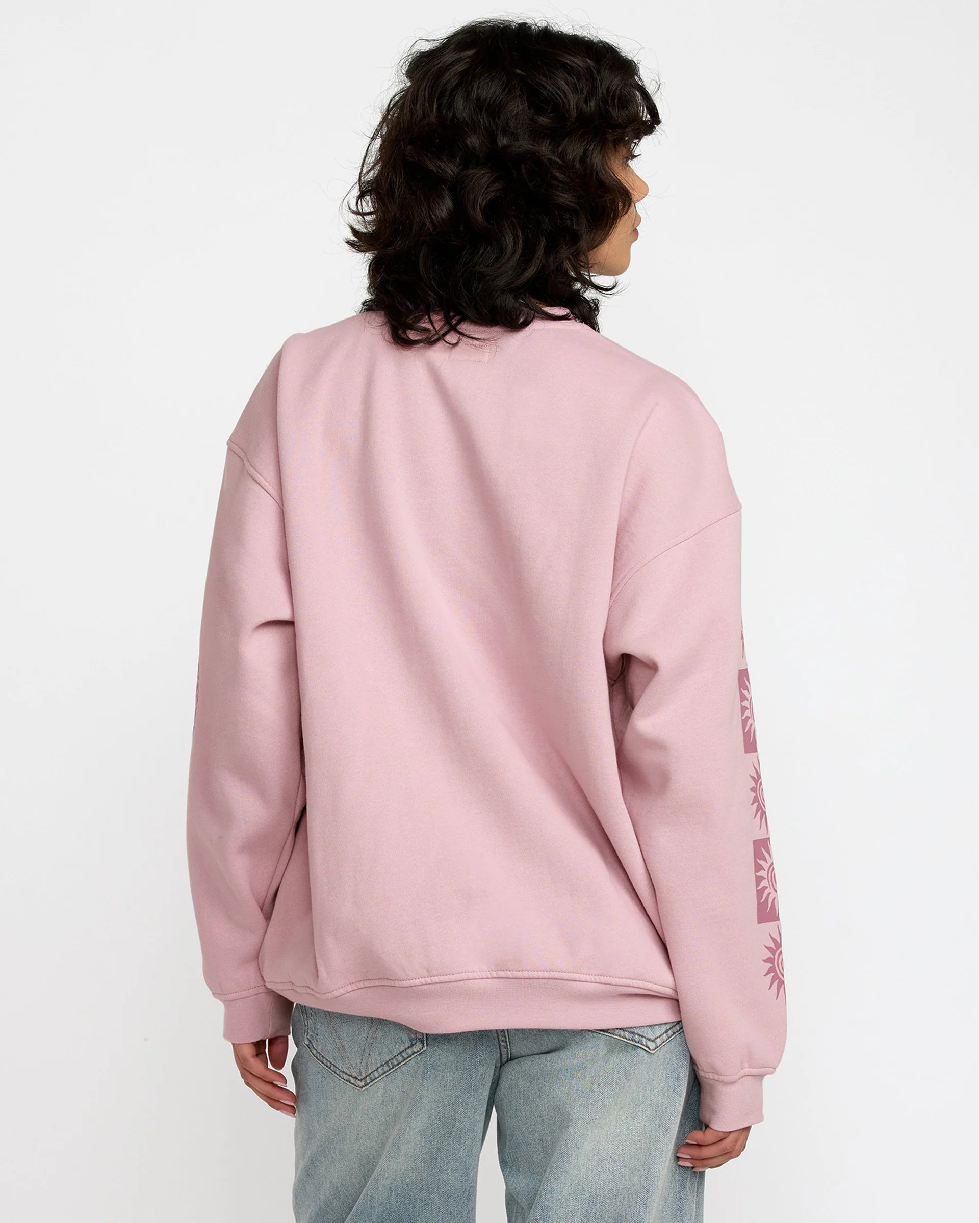 RVCA Baggie Boyfriend Crew - Lush Lilac