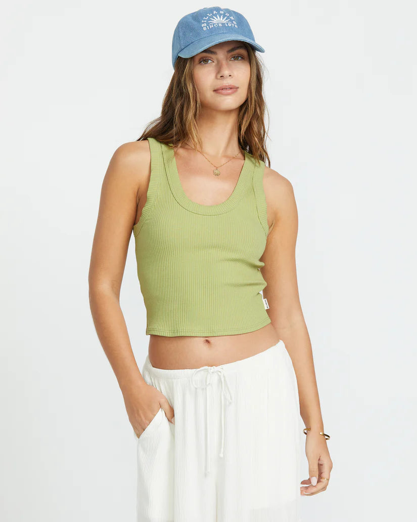 Billabong Rerun KT Tank Green