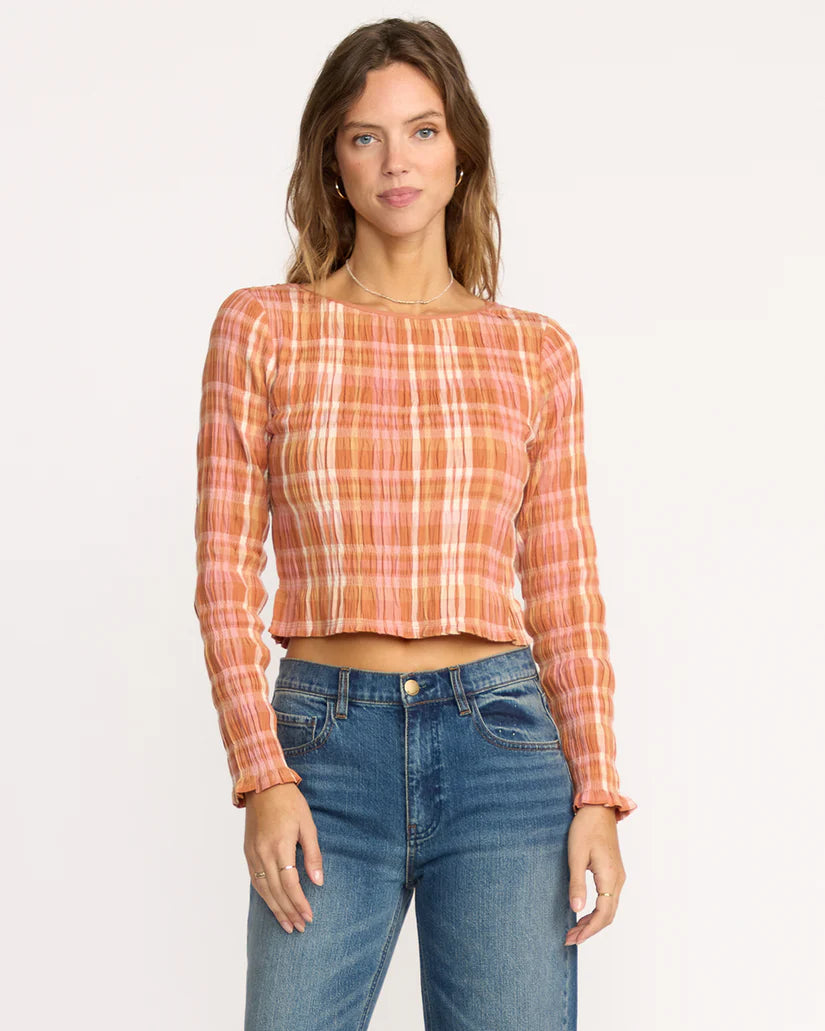 Billabong Check Me Out LS - Sunburnt
