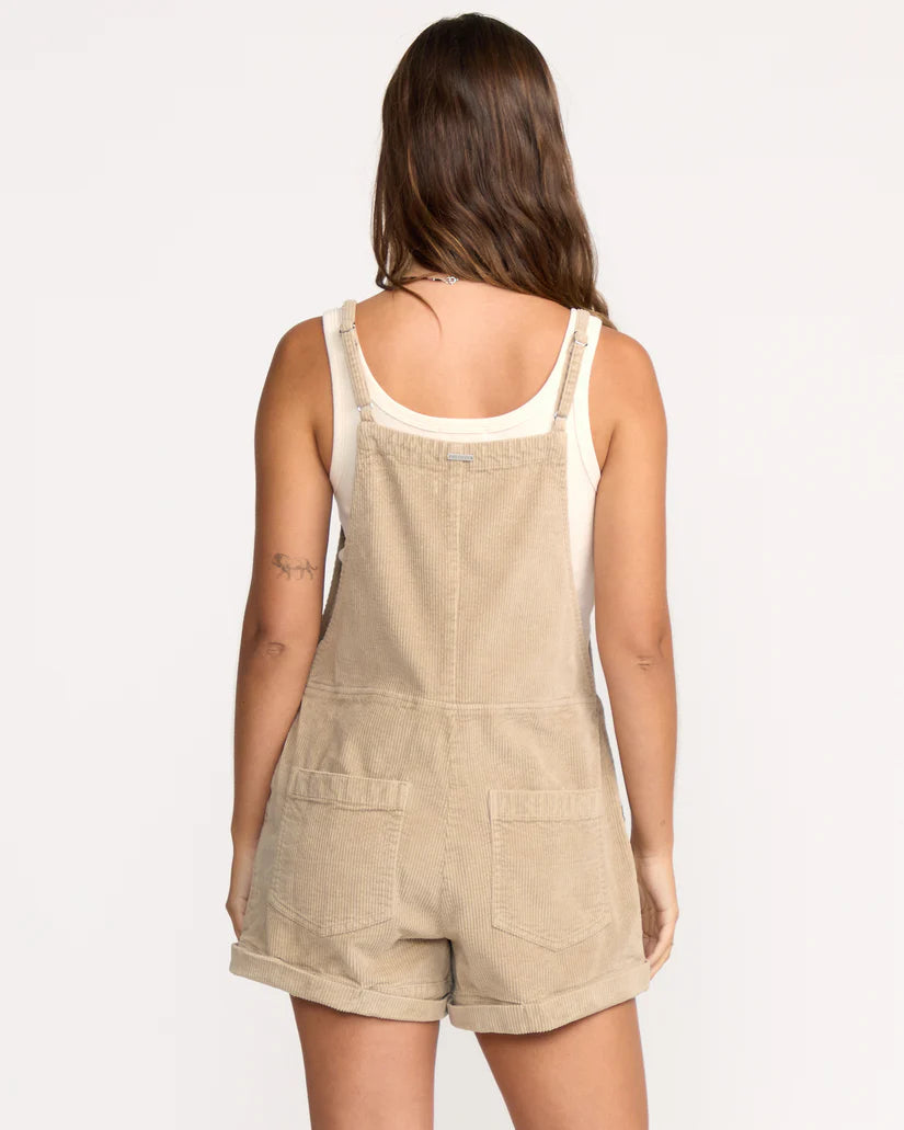 Billabong Wild Pursuit Cord Overalls - Cobblestone