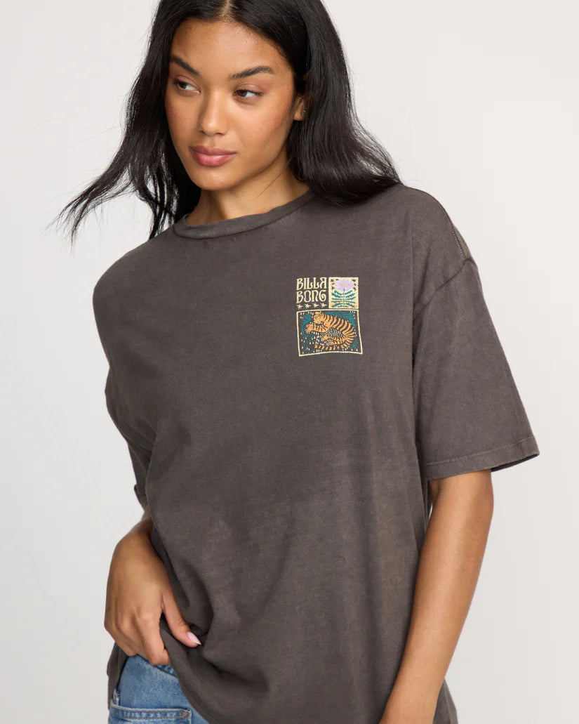 Billabong Daydream Away SS T-Shirt - Off Black