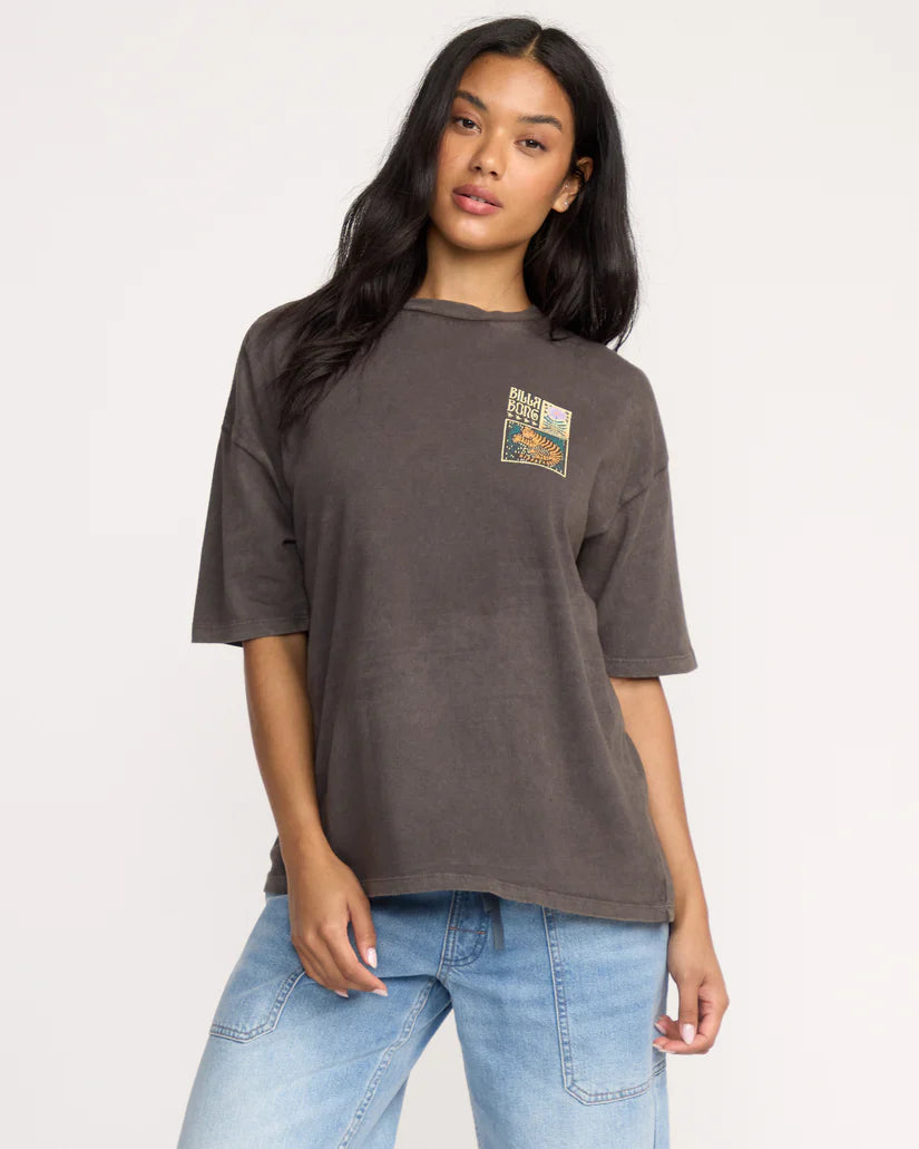 Billabong Daydream Away SS T-Shirt - Off Black