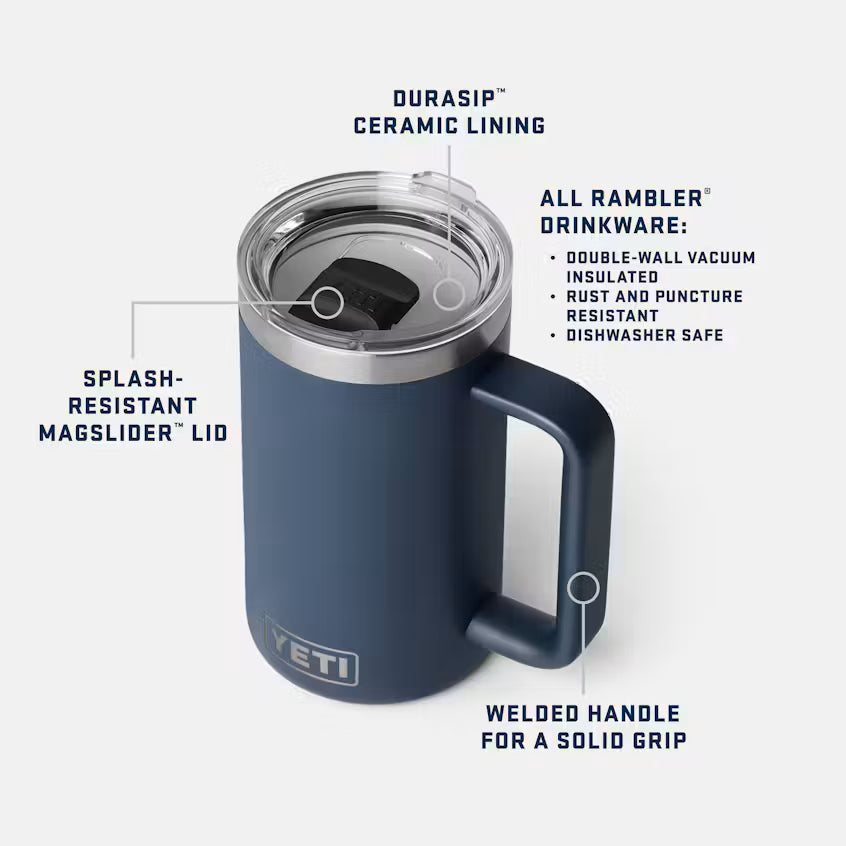 Yeti Rambler 24oz Ceramic Lined Mug 2.0