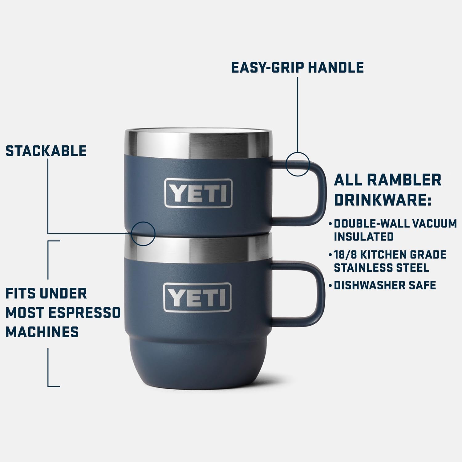 Yeti Rambler 6oz Mug 2pk