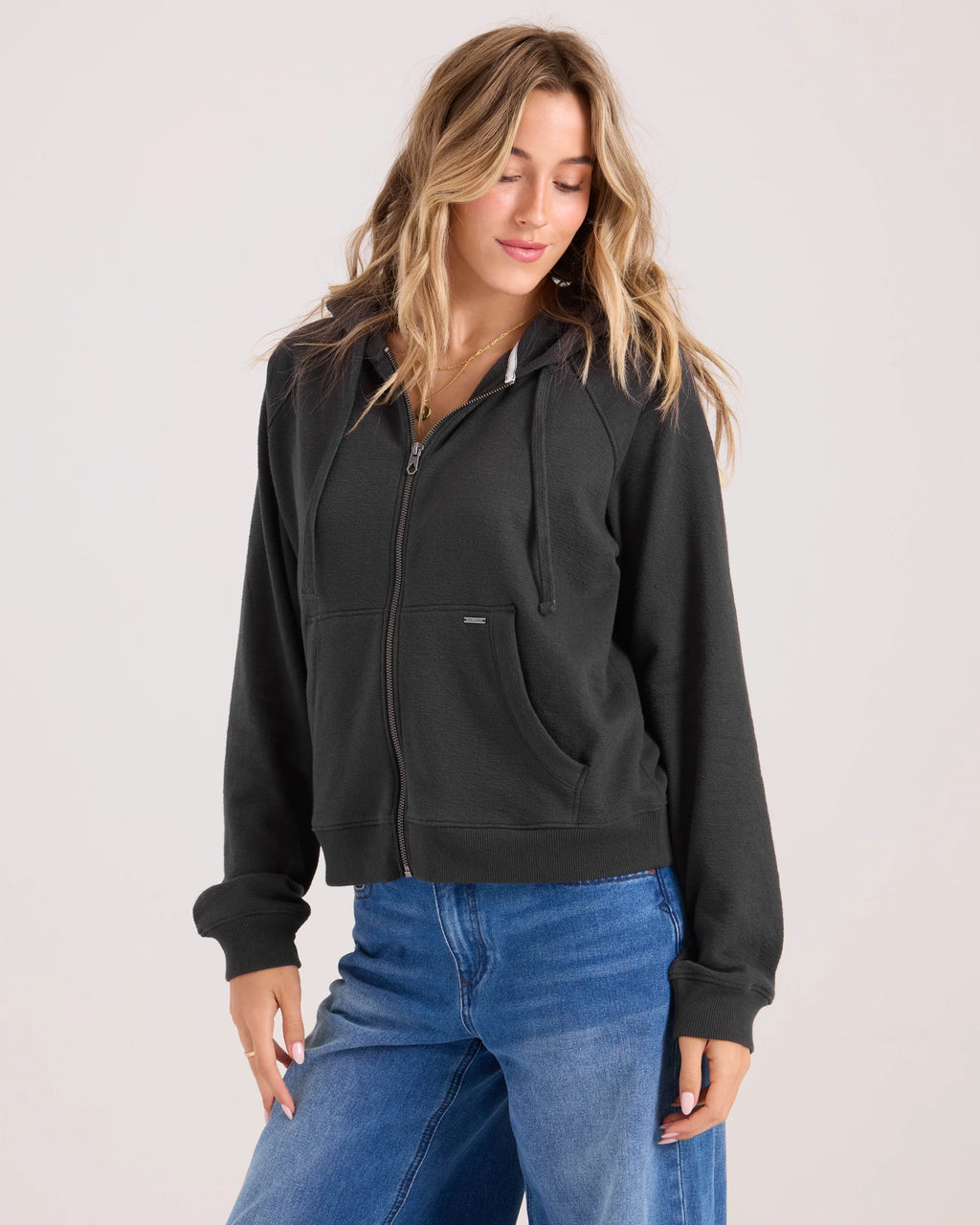 Volcom Lived in Fleece Zip - Vintage Black