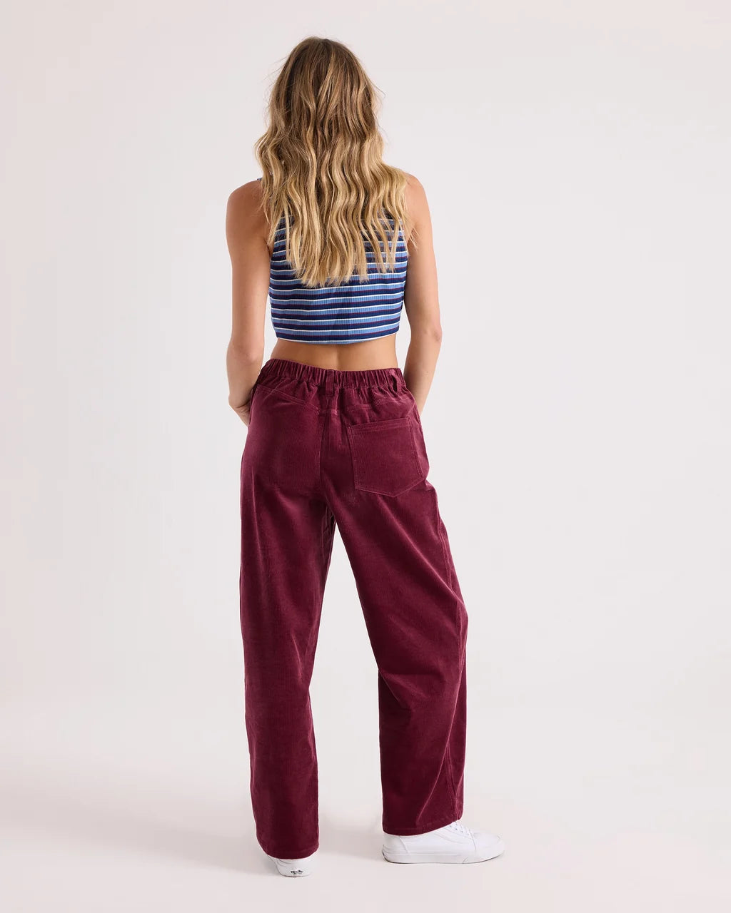 Volcom Relaxed Pull On Cord - Burgundy