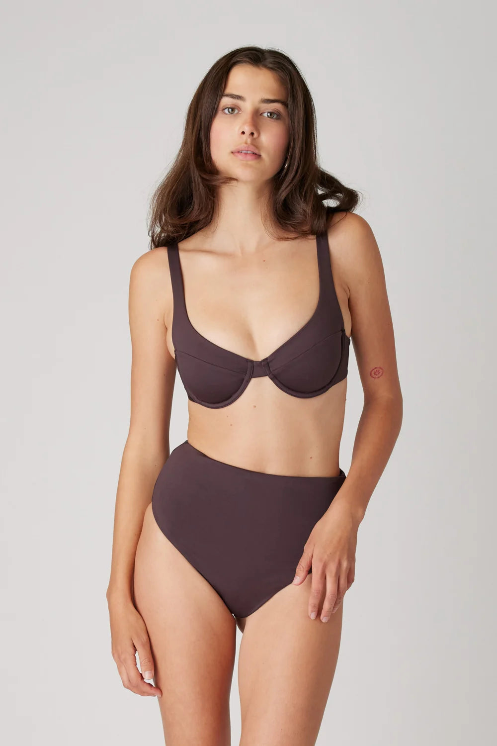 Londre The Riviera Underwire Top - Cocoa