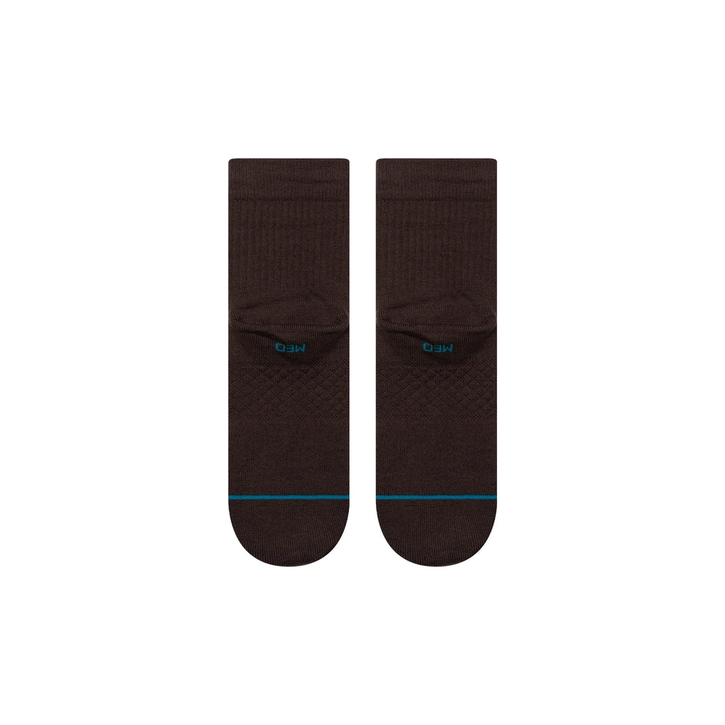 Stance Icon Quarter Socks - Dark Brown