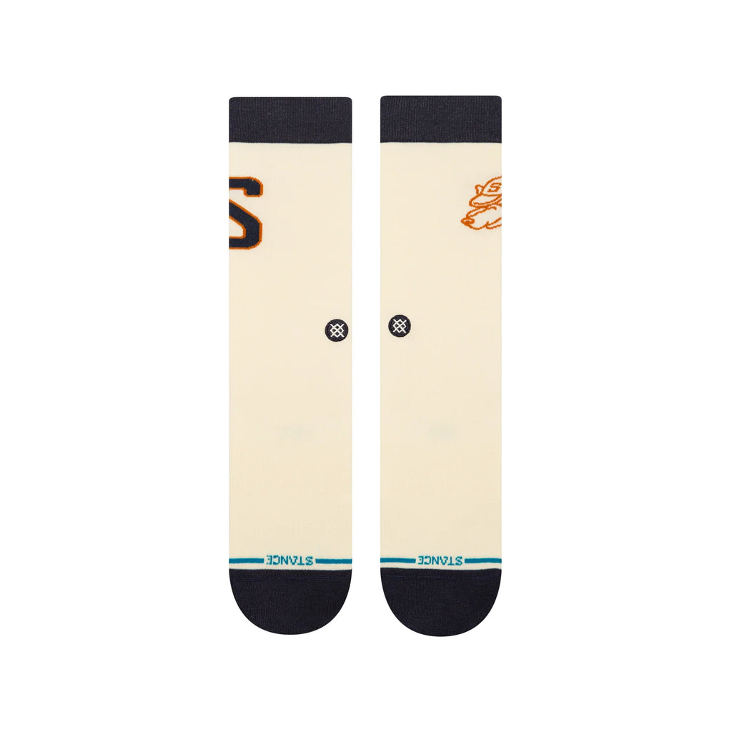 Stance Coyote Varsity Crew Sock - Canvas