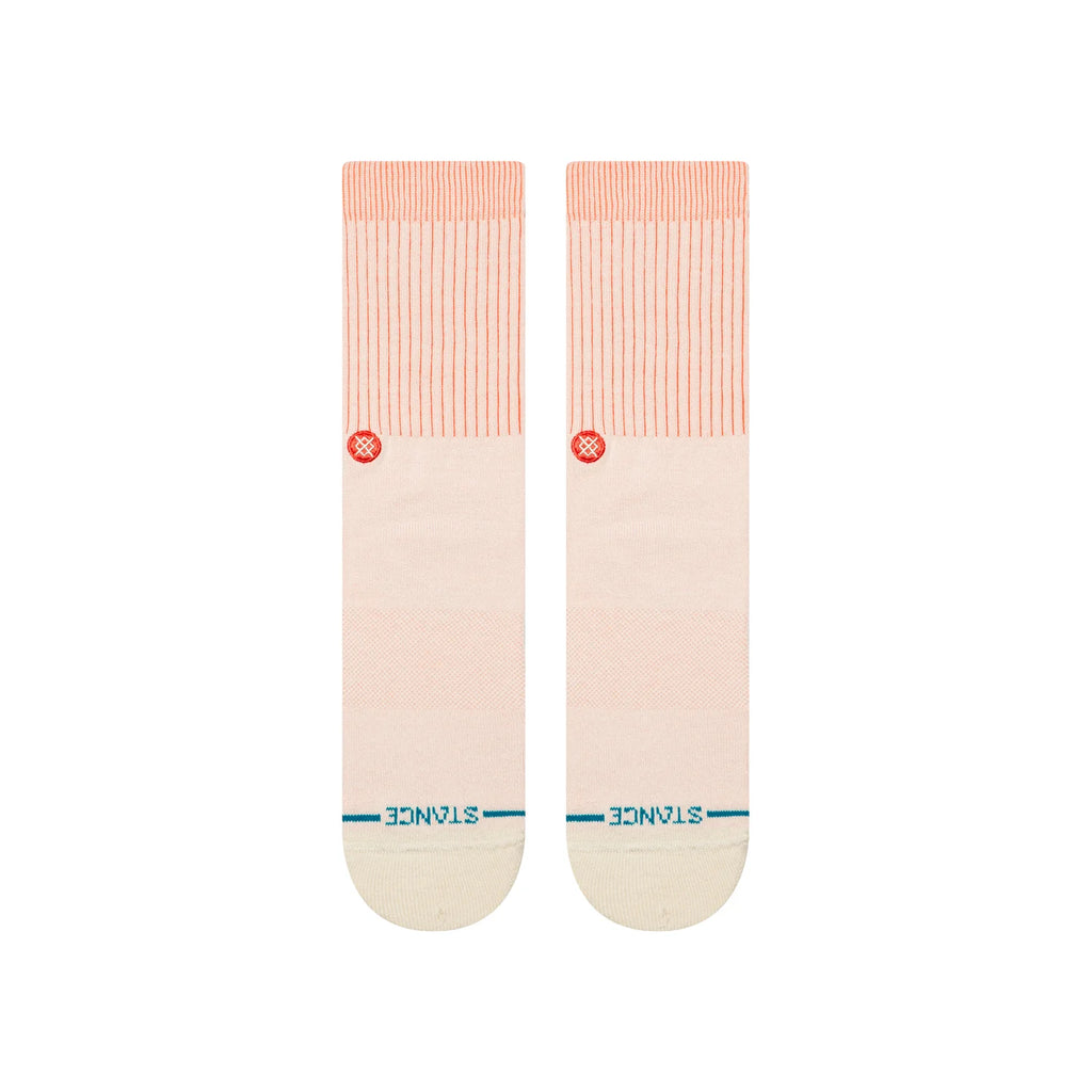 Stance Icon Pop Crew Sock - Coral
