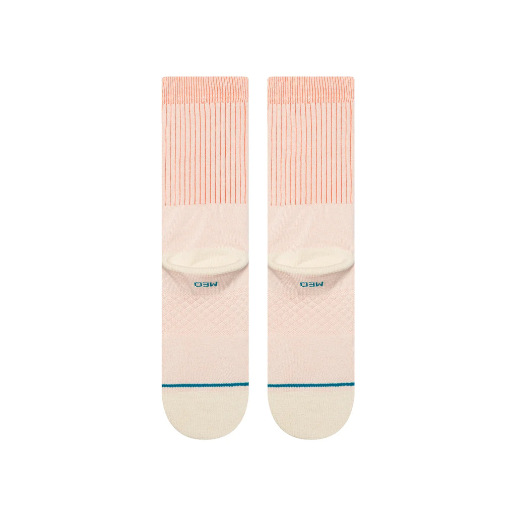 Stance Icon Pop Crew Sock - Coral