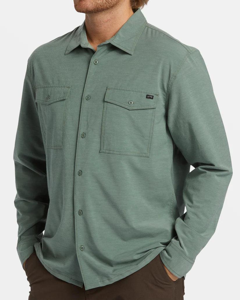 Mens Billabong Surftrek Long Sleeve Shirt