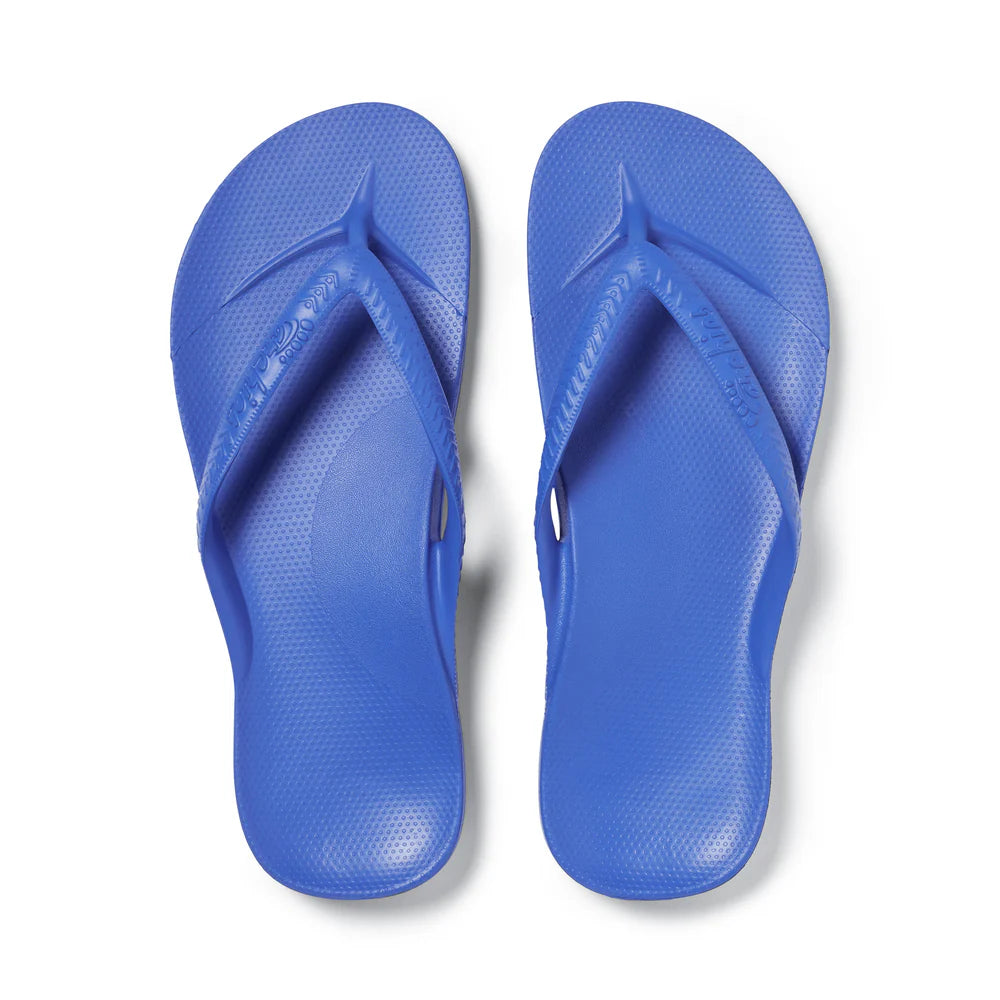 Archies Arch Support Flip Flops - Royal Blue