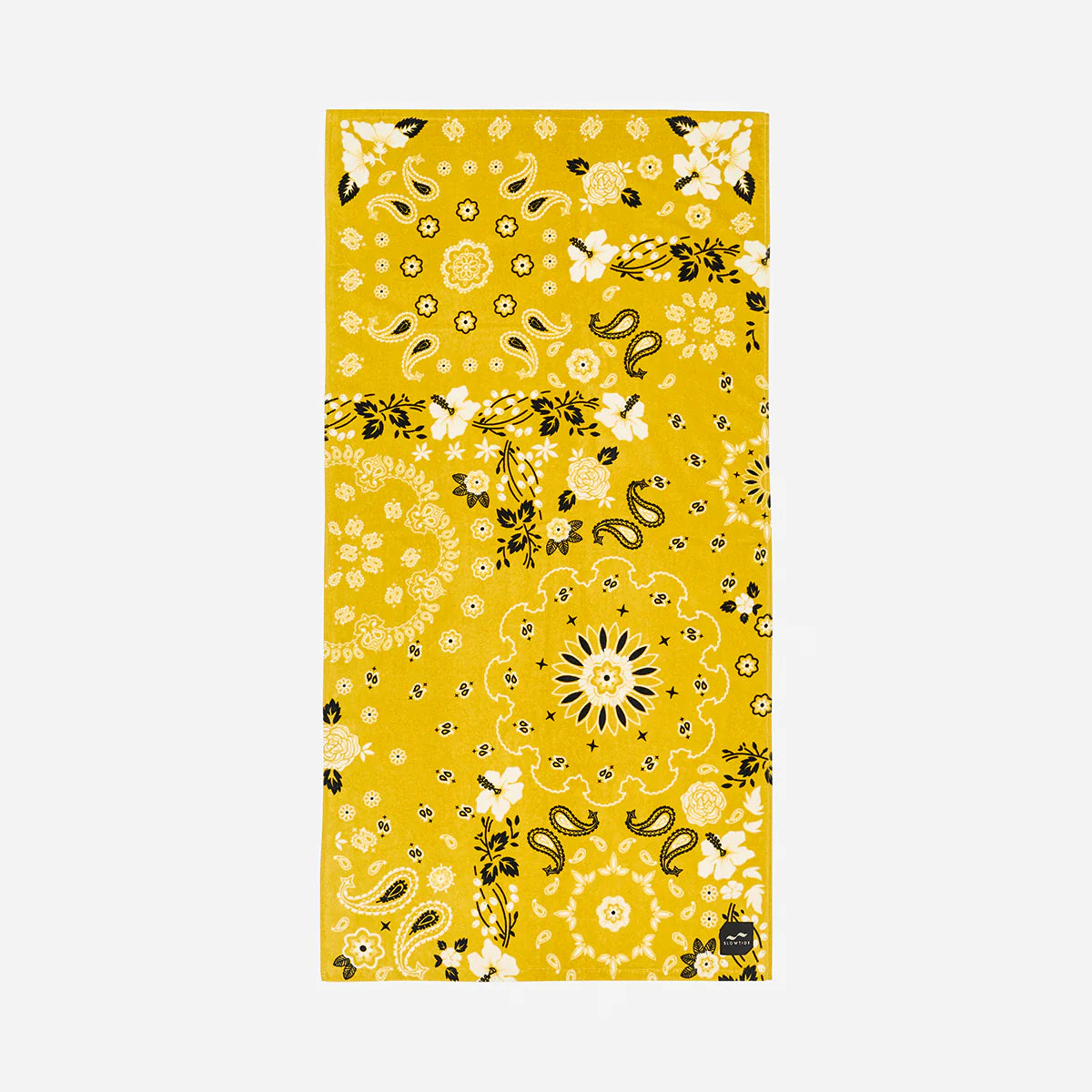 Slow Tide Axel Beach Towel - Curry