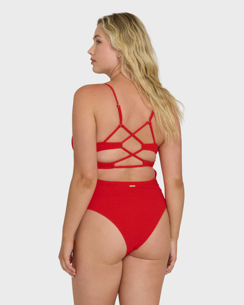 Billabong Rising Tide Strappy 1PC - Fiesta Red
