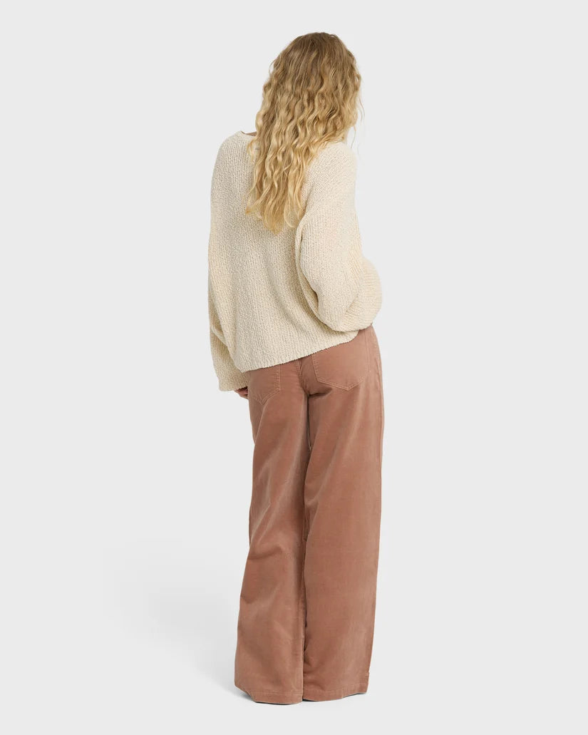 Billabong Uncut Cord Pant - Sugar Almond