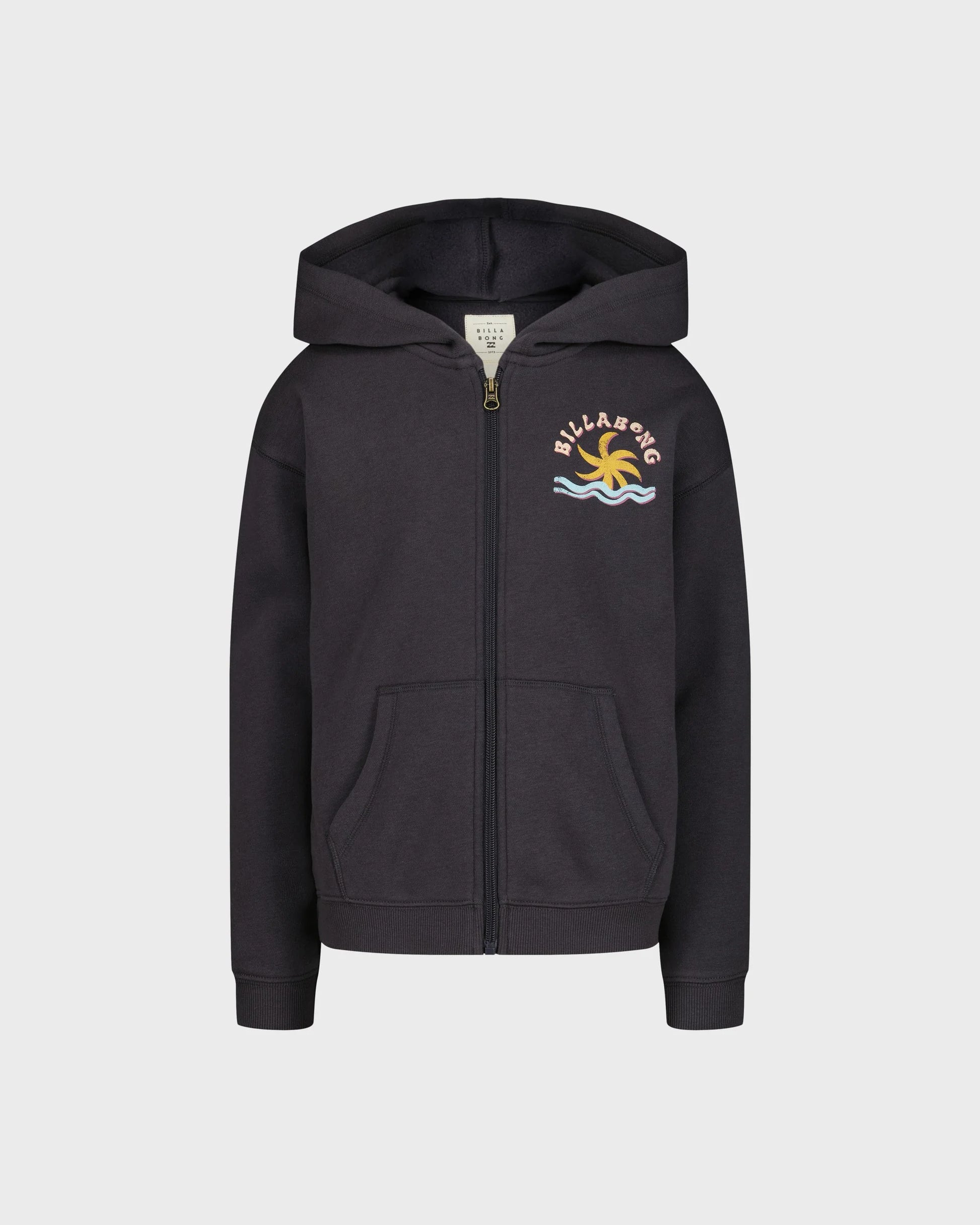 Billabong Girls It Takes You Zip Hoodie - Black Sands