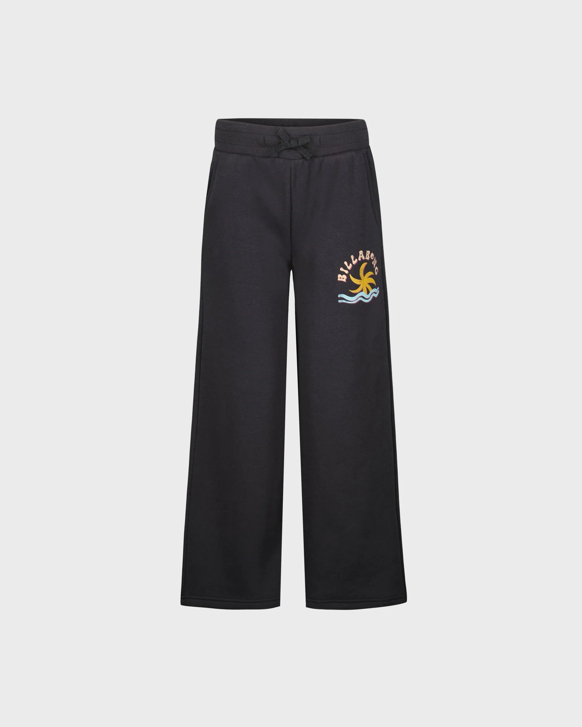 Billabong Girls It Takes You Wide Leg Pant - Black Sands