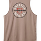 Brixton Crest Tank Top Cinder Grey/Off White