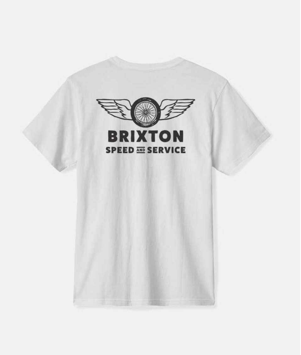 Brixton Spoke S/S Standard T-Shirt White