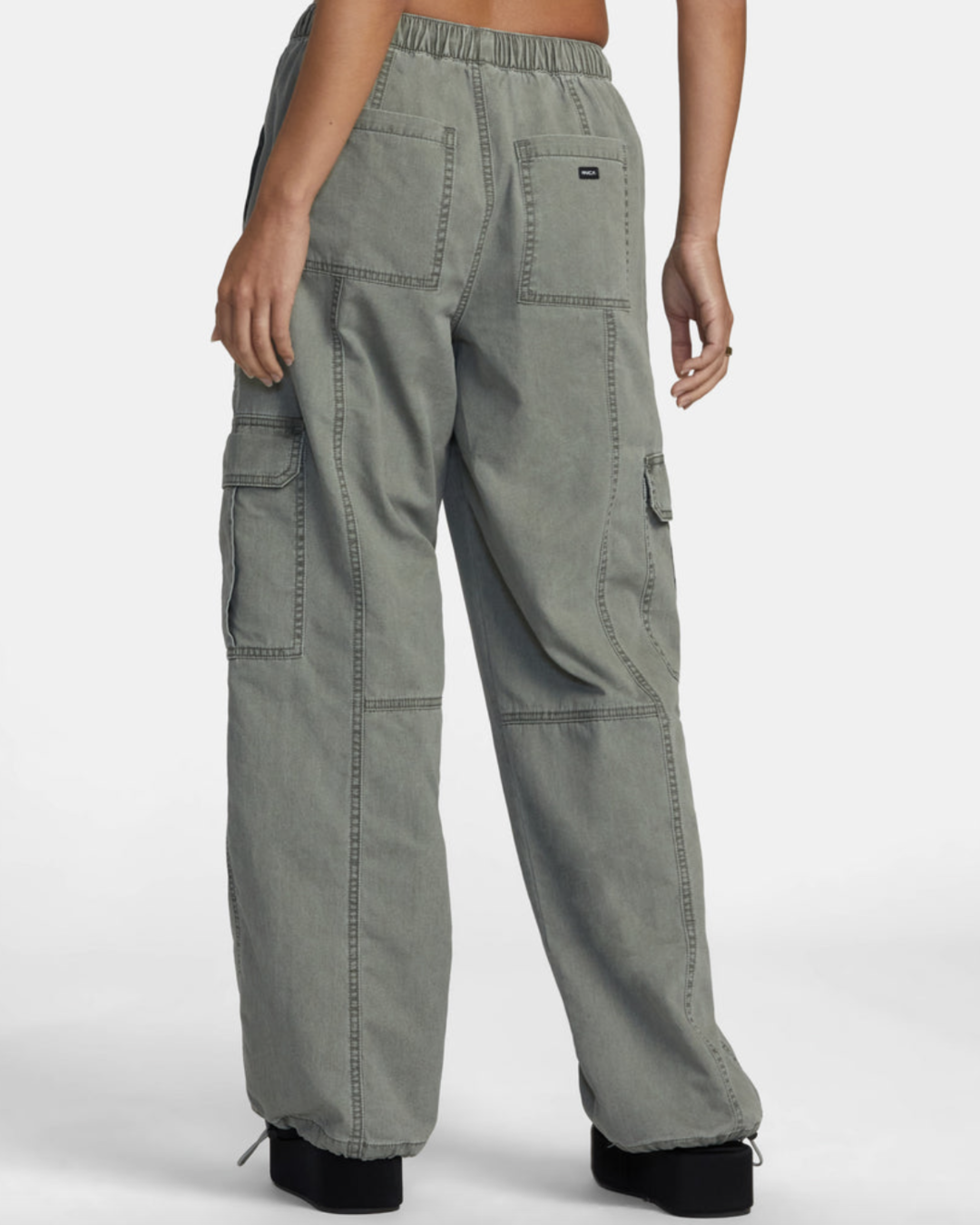 RVCA Womens Stowaway Cargo Pants Olive