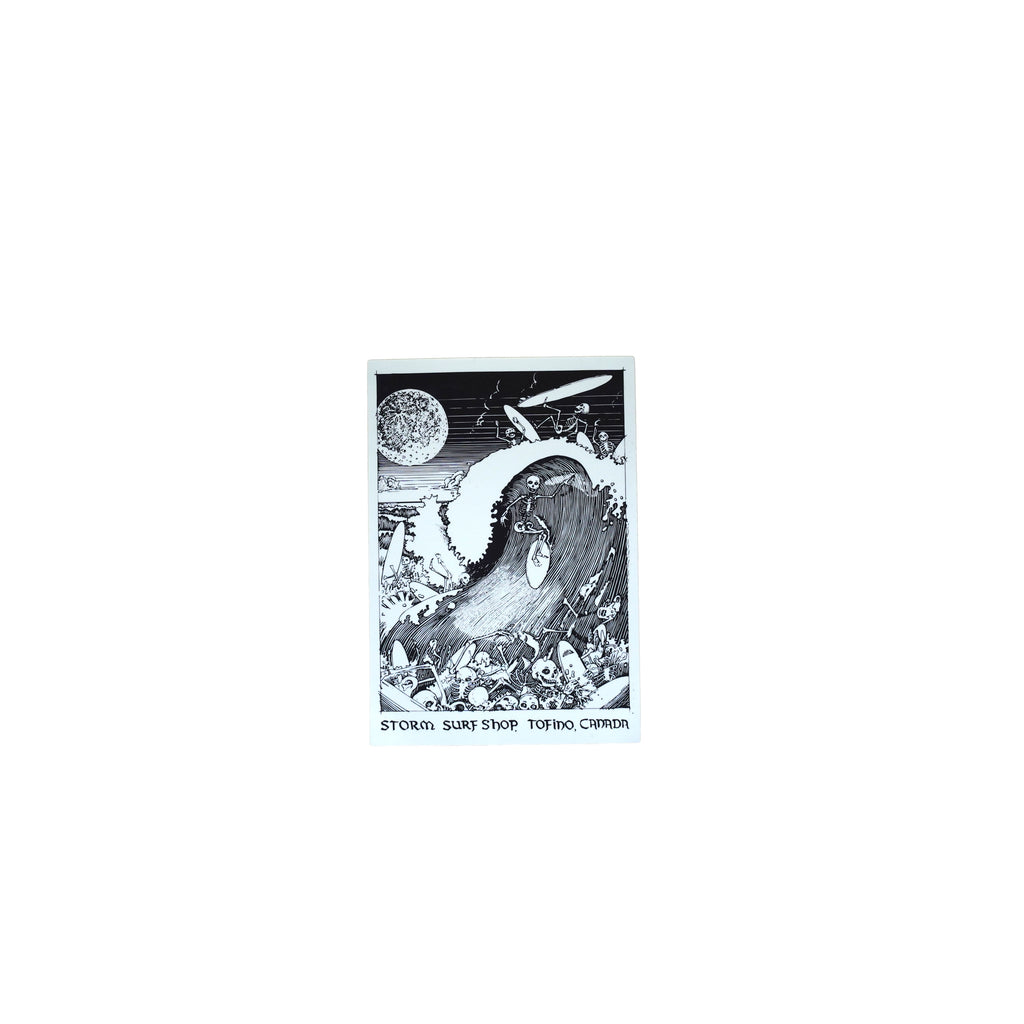 Storm Moonrise Sticker Medium