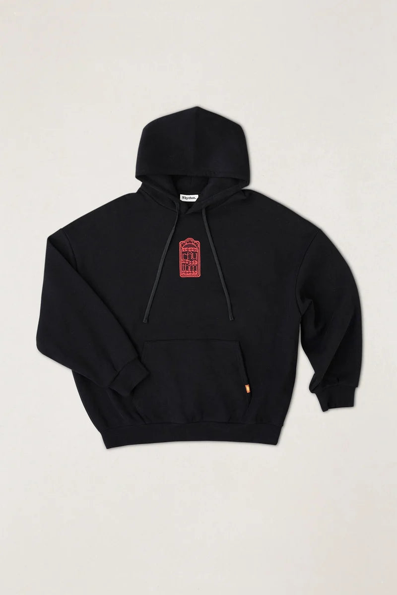Rhythm Mens Pressed Petal Hood - Black