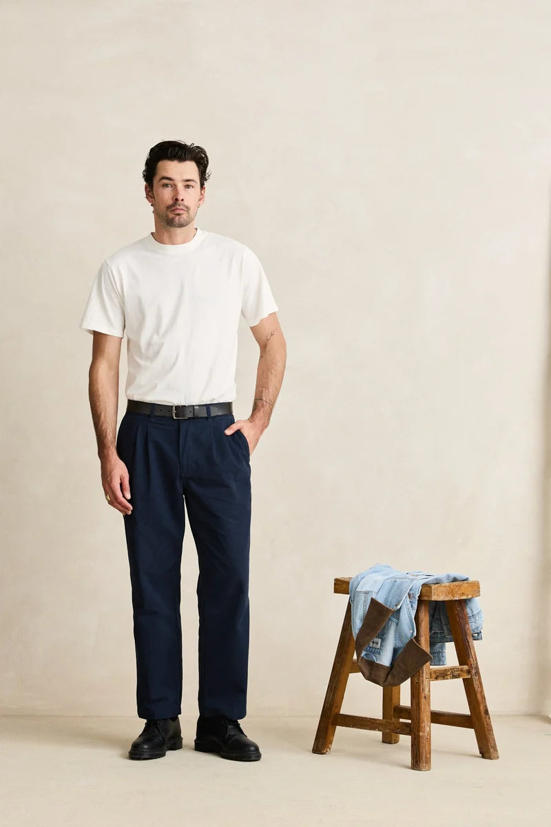Rhythm Twill Pressed Trouser - Navy