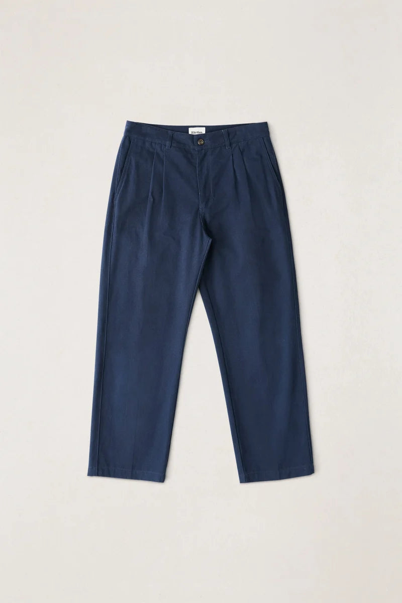 Rhythm Twill Pressed Trouser - Navy