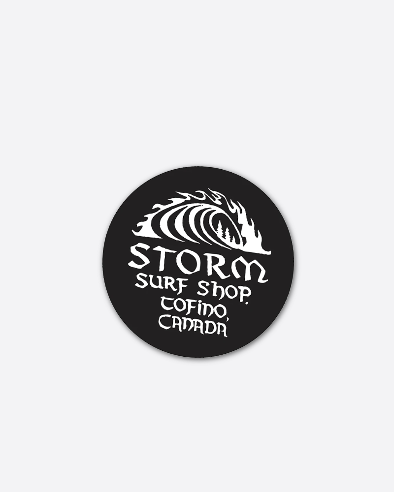 Storm Classic Wave Circle Sticker
