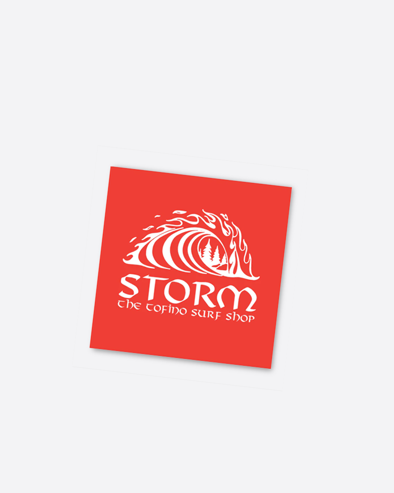 Storm Classic Wave Square Sticker