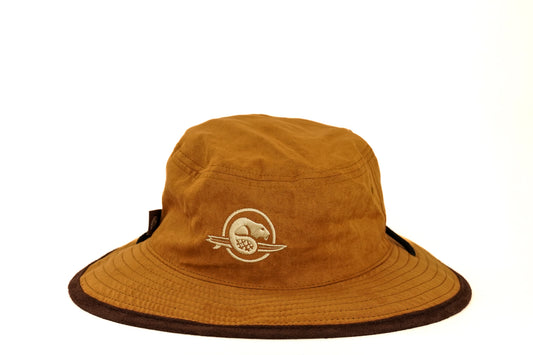 Storm Beaver Suede Bucket Hat- Tabacco