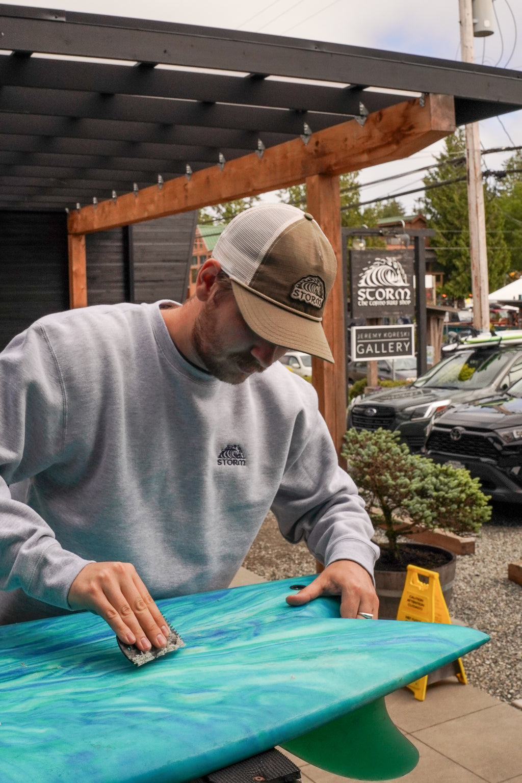 Storm Classic Wave Crewneck - Grey
