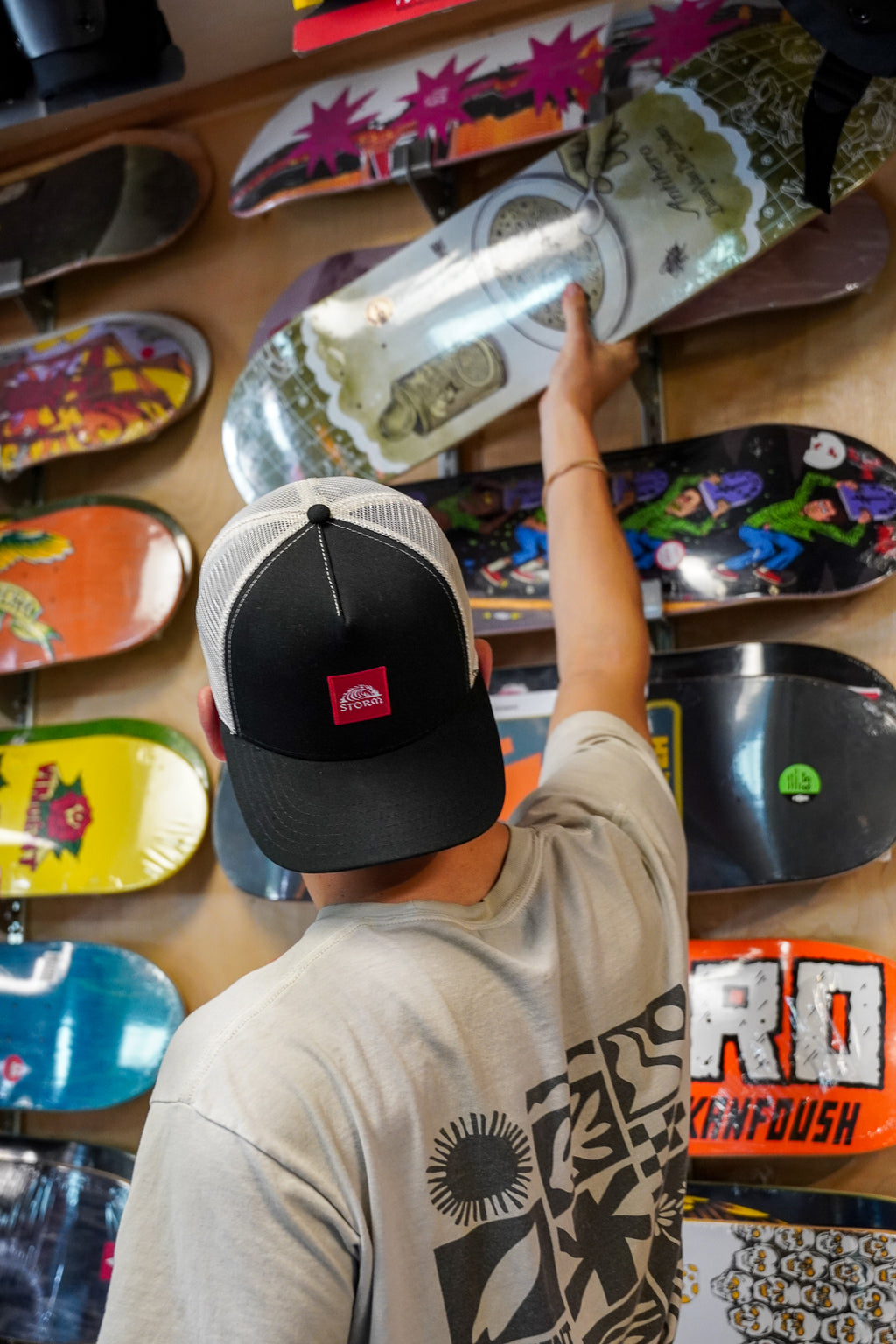 Storm Classic Wave Square Trucker Hat