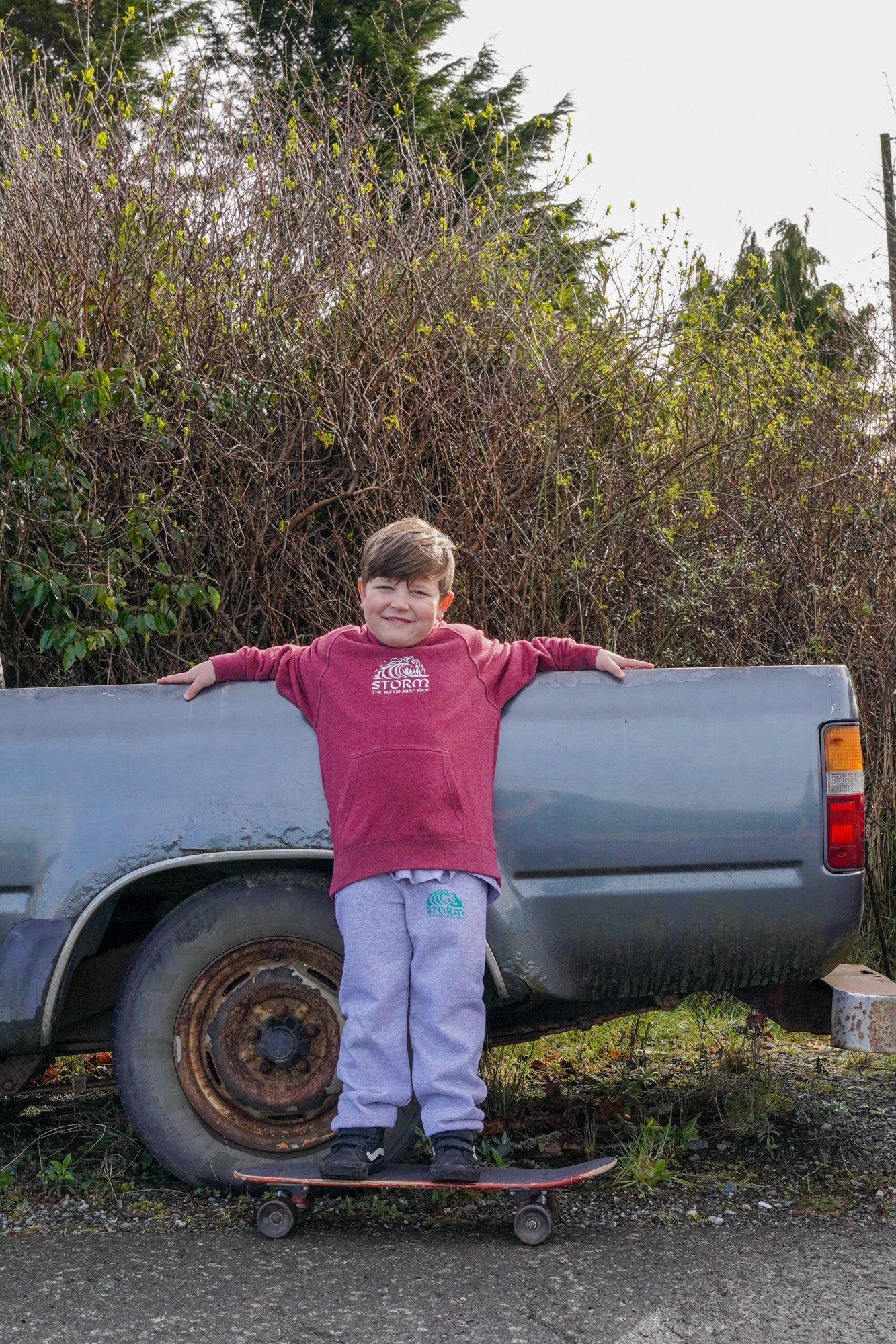 Storm Classic Wave Youth Sweatpants - Grey