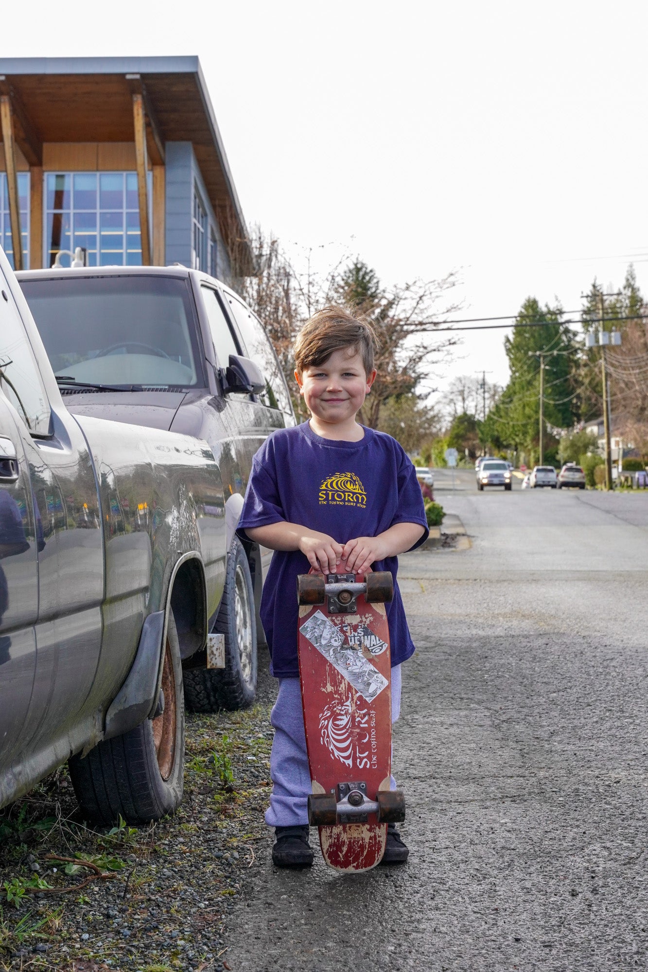 Storm Staples Classic Wave Youth Tee - Navy